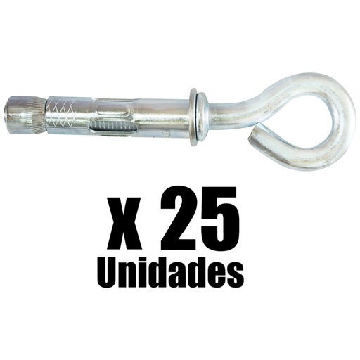 [5260AC1201] Chazo Anclaje Metalico Cerrado CA Mejia x 25u