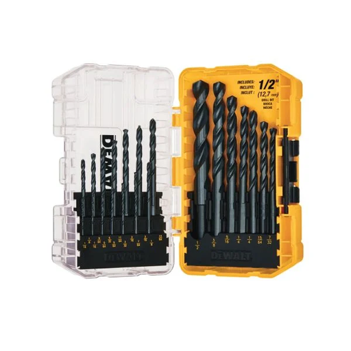 [DWA1181] Juego de brocas multiproposito HSS oxido negro Dewalt