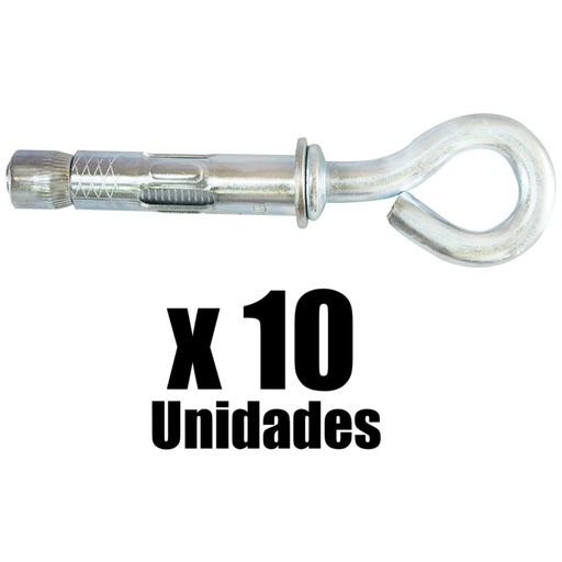 Chazo Anclaje Metalico Cerrado Ado x 10u
