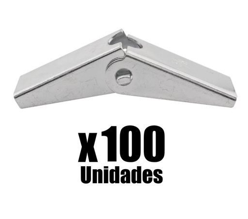 Chazo Metalico Mariposa CA Mejia x 100u