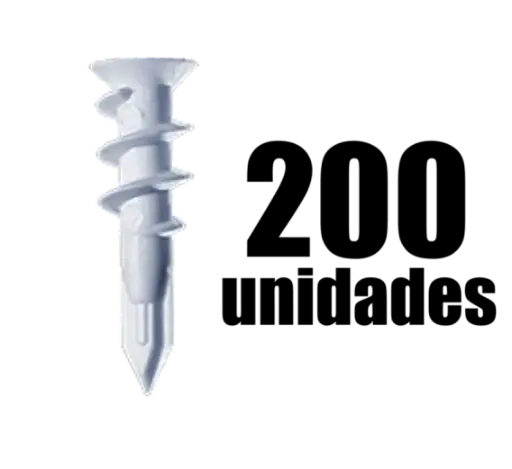 [5260D13421] Chazo Plastico Drywall cola de marrano 5/16x1.5/8 CA Mejia