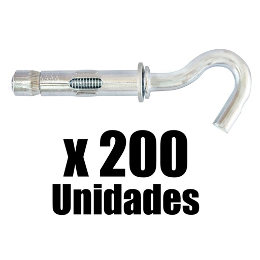 [5260AA1201] Chazo Anclaje Metalico Abierto 1/2 CA Mejia x 200u