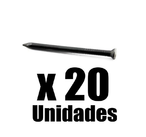 Clavo Acero Liso Ado x 20u