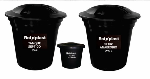 [ECCN00905A] Sistema séptico Rotoplast