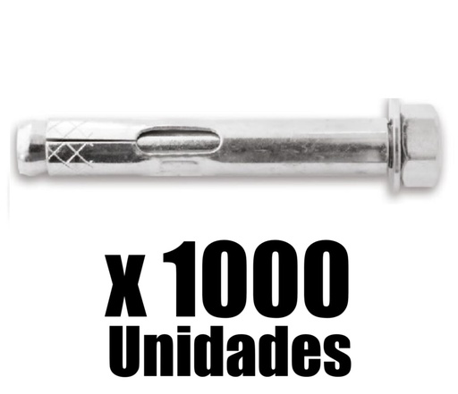 Chazo Anclaje Metalico Tradicional 5/16 CA Mejia x 1000u
