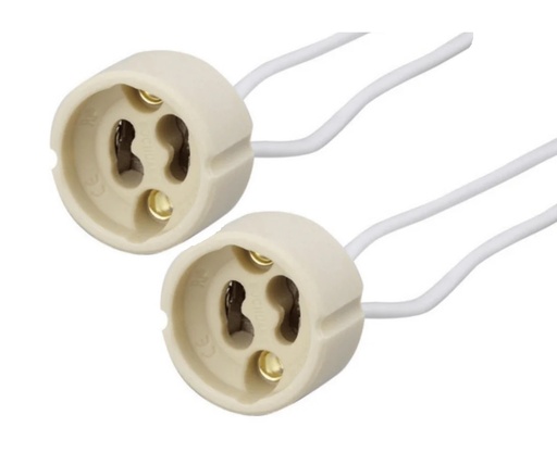 [ECA62-2] Socket GU10 Loza Ado