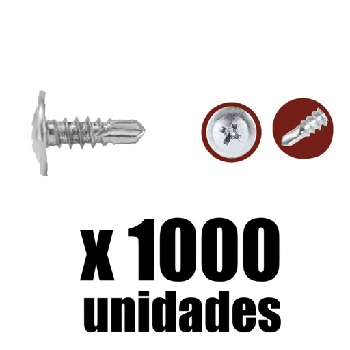Tornillo Truss Cabeza Extraplan Punta Broca #8 x 1000u