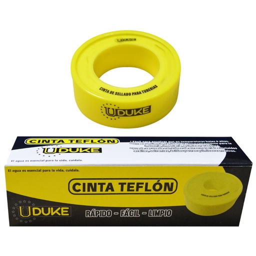 [14054 - HT1415 x 10] Cinta teflon Uduke 1/2" x 10u