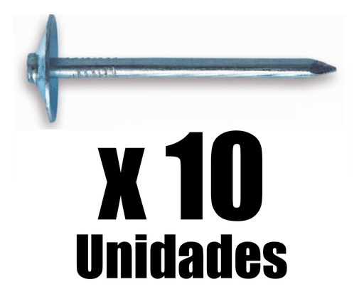 [5203W37L06-10] Clavo para Zinc Paraguas Ado