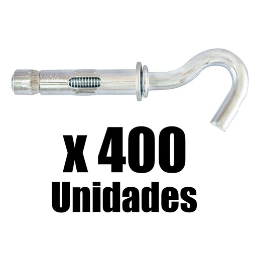 [5260AA3801] Chazo Anclaje Metalico Abierto 3/8 CA Mejia x 400u