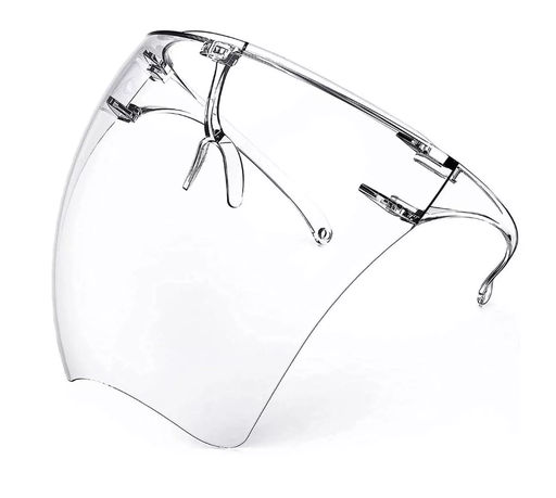 [OPTI-006A] Careta Lentes Protector Facial Policarbonato Antiempañan Optiferros