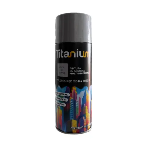 Aerosol 400ml Titanium