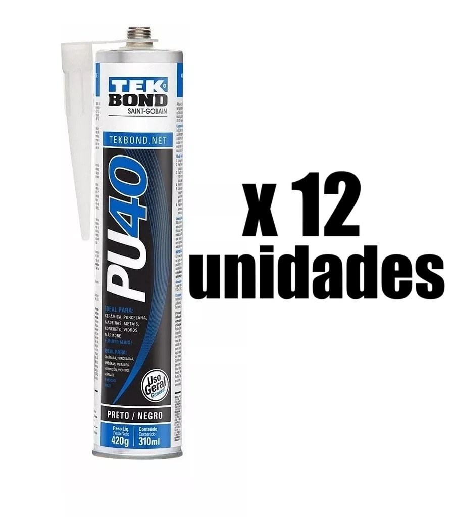 Sellador Poliuretano PU40 x 12u TekBond