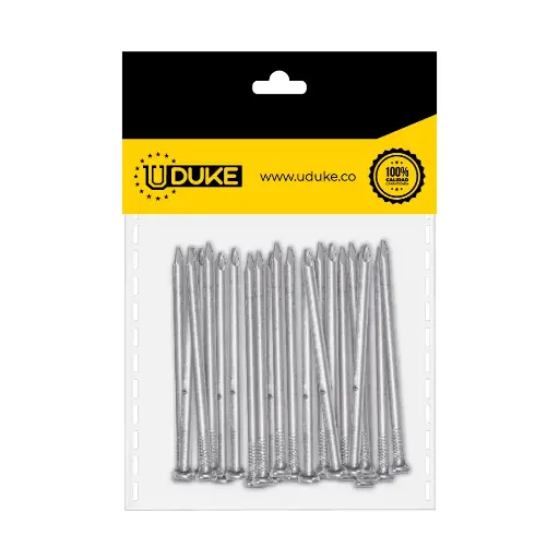 Puntilla Hierro Liso Con Cabeza Pack 24u