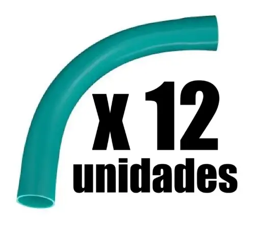 [4225A-12] Curva Conduit Semipesada 1/2 x 12 Und