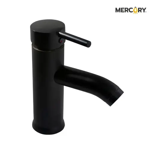 Llave Lavamanos Luxury Negro Mate Mercury