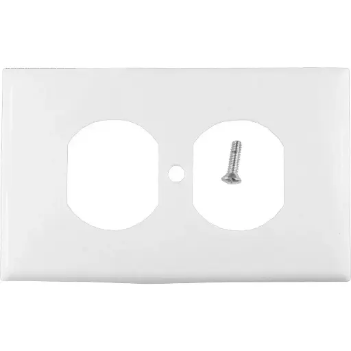 Tapa Toma Doble Tipo Leviton Uduke