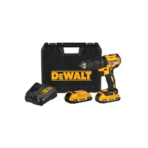 [DCD7781D2-B3] Taladro inalámbrico percutor 20v 1/2 + 2 baterias Max y cargador Dewalt
