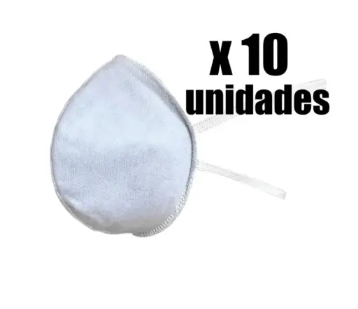 [1663Bx10] Tapaboca de Tela Antifluido x 10u
