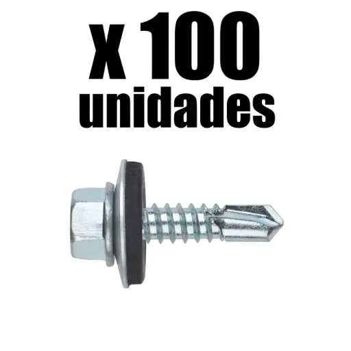 Tornillo Cubierta Autoperforante 10 Neop. x 100u