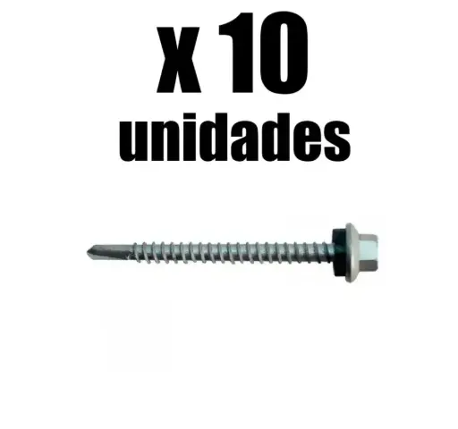 [5255K12113x10] Tornillo Cubierta Autoperforante 12x2.1/2 x 10u