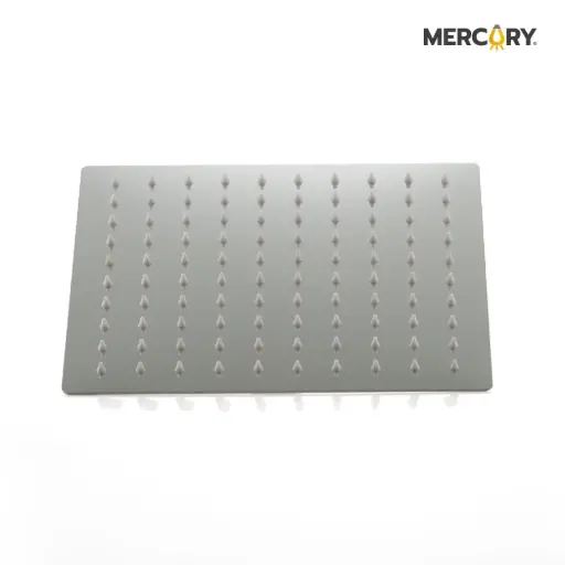 Ducha Regadera Cuadrada Acero Inoxidable De Lujo Mercury