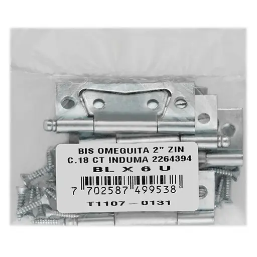 Bisagra Omeguita CT 2" Induma x 6u