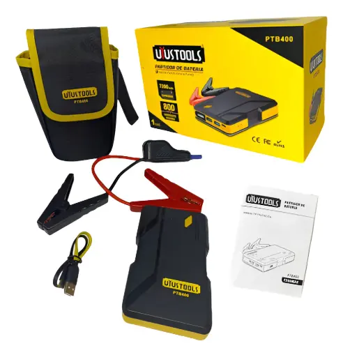 [PTB400] Arrancador Cargador De Bateria 7200mah - Ptb400 Uyustools