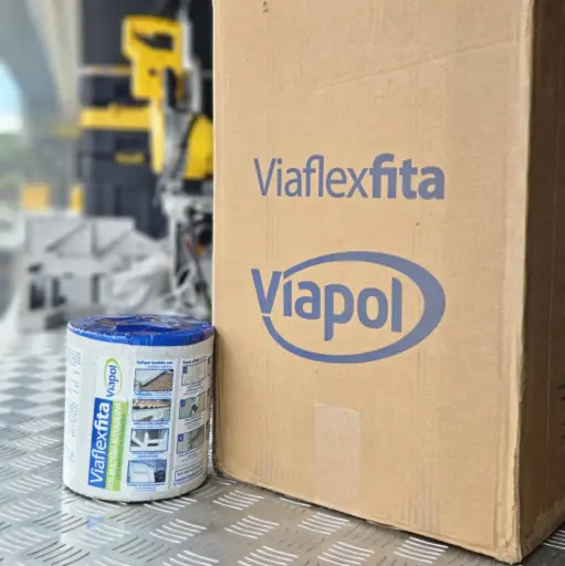 [32214] Cinta Autoadhesiva 10m Viaflex x 12u + Rollo Blanca 15cm 