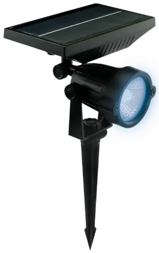 Lampara Led Solar Estaca 5w Negro Mercury