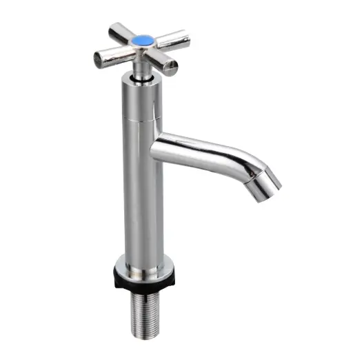 [LLA-1005] Llave Lavamanos Plástica Tipo Torre Cruz Fermetal