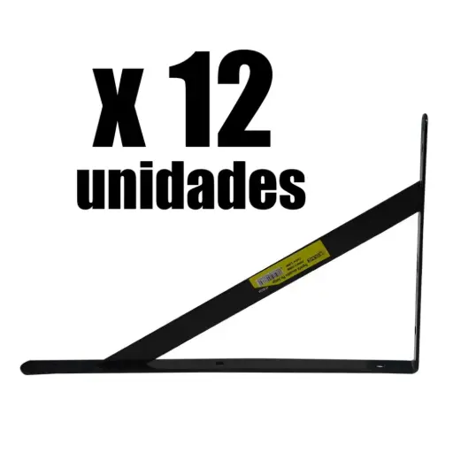 Pie Amigo Reforzado Negro Uduke x 12u
