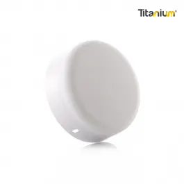 Panel Led Frameless Redondo Sobreponer Titanium