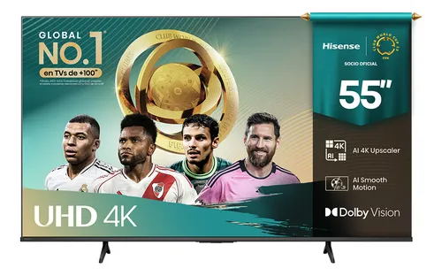 [55A6NV] Televisor 55 Smart Tv 4K LED Hisense 