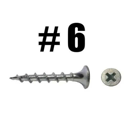 [5255036200] Tornillo Drywall Zincado #6 x 2"