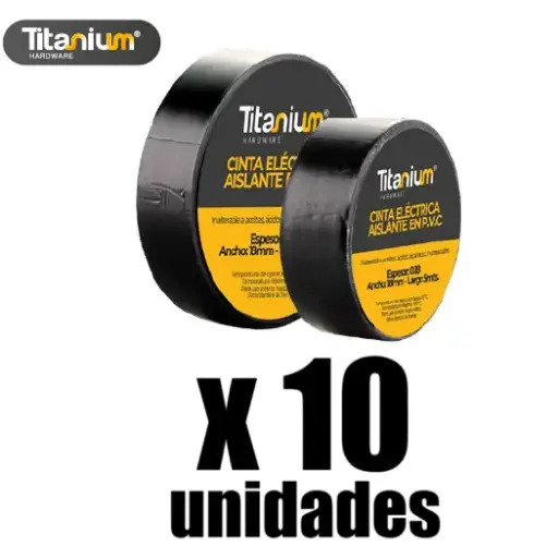 Cinta Aislante Titanium x 10u