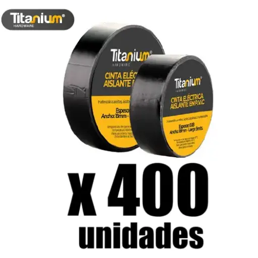 Cinta Aislante Titanium Caja x 200u