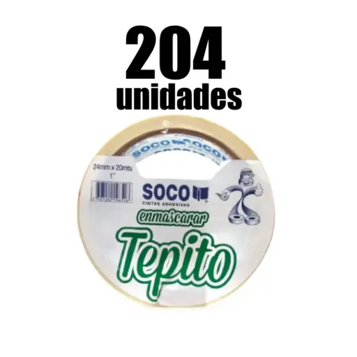 [I6151-C] Cinta Enmascarar Tepito 18mmx20m x 204u
