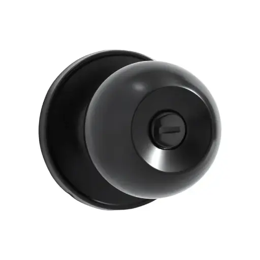 Cerradura Pomo Negro Mate Mercury