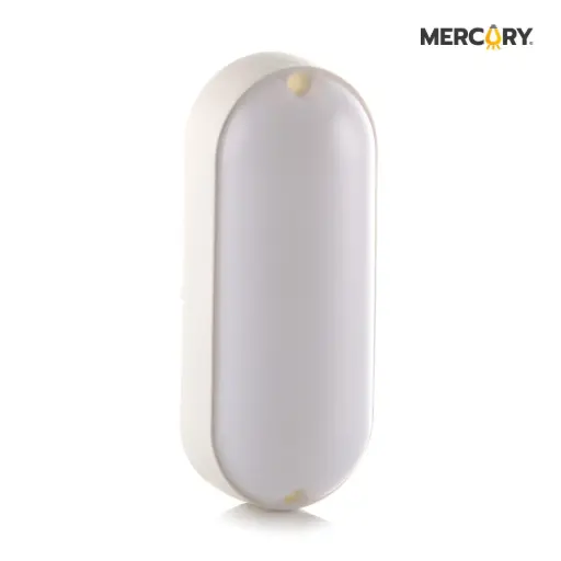 [IDL81] Tortuga Led Ovalada Blanca 18w Calido/3000k Mercury