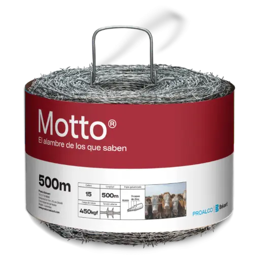 [210234] Alambre Púas Motto Calibre 15 x 500m Proalco
