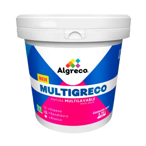 Pintura Vinilo T1 Multilavable Algreco Blanco