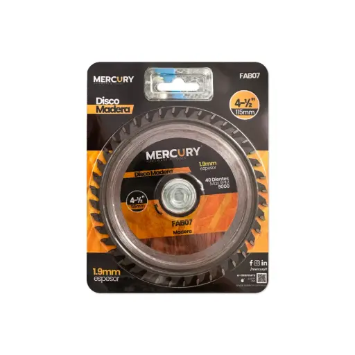 Disco Madera 40t Mercury