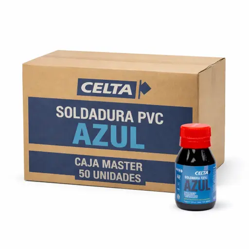 Soldadura Pvc Color Azul Celta x Caja Master