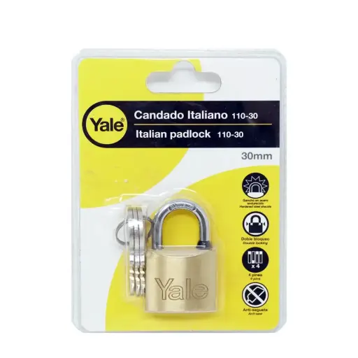 Candado Italiano 110 Yale Blister