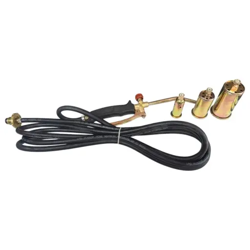 [553097047] Juego Soplete Gas 3 Boquillas 4mt Manguera Jaguar