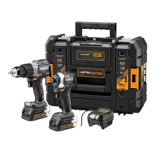 [DCK200ME2GT-B3] Taladro inalambrico Percutor + Atornillador Impacto 20V Dewalt Mcglaren