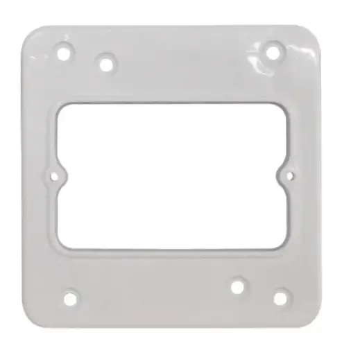 [T1206-0028] Tapa Plástica Suplemento 4x2 Blanca TyB Induma