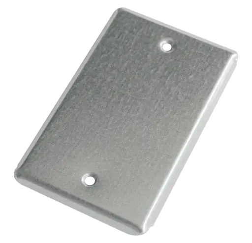 [T1206-0002-25] Tapa Electrica 2x4 Ciega Galvanizada C.26 Induma x 25 Und