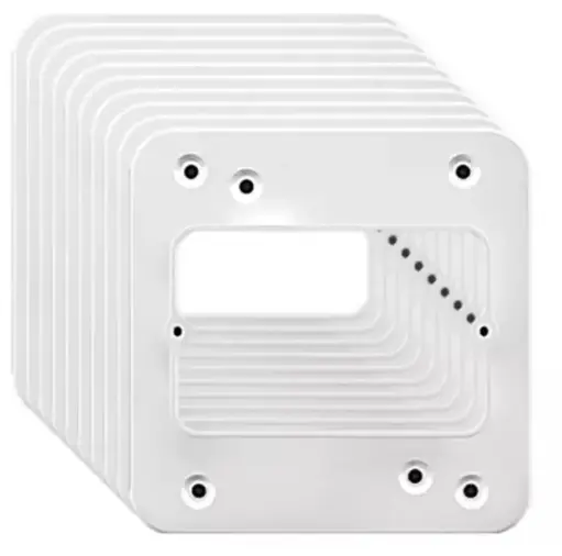 [T1206-0027-10] Tapa Plastica Suplemento 4x2 Blanca ST Termoencogido Induma x 10 und